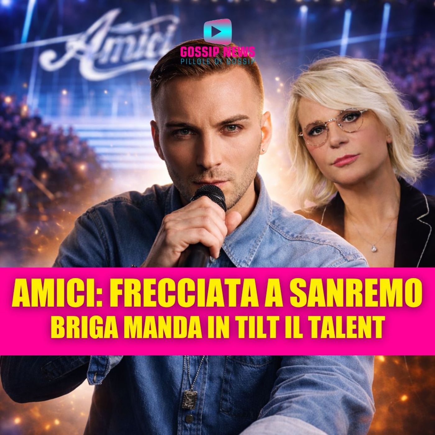 Amici anticipazioni: Briga lancia una frecciata a Sanremo e manda in tilt il talent