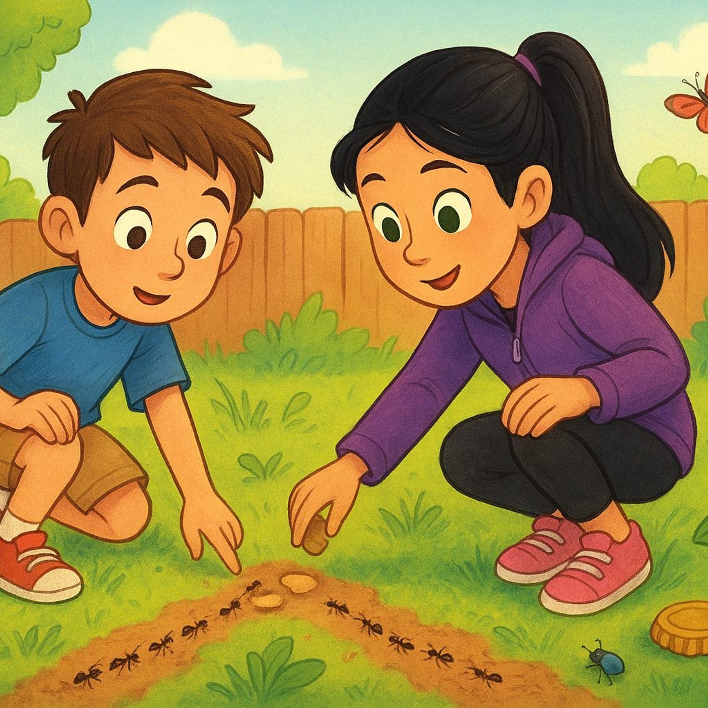 The Backyard Explorer Kids - Chapter 1 - The Ant-Sized Adventure
