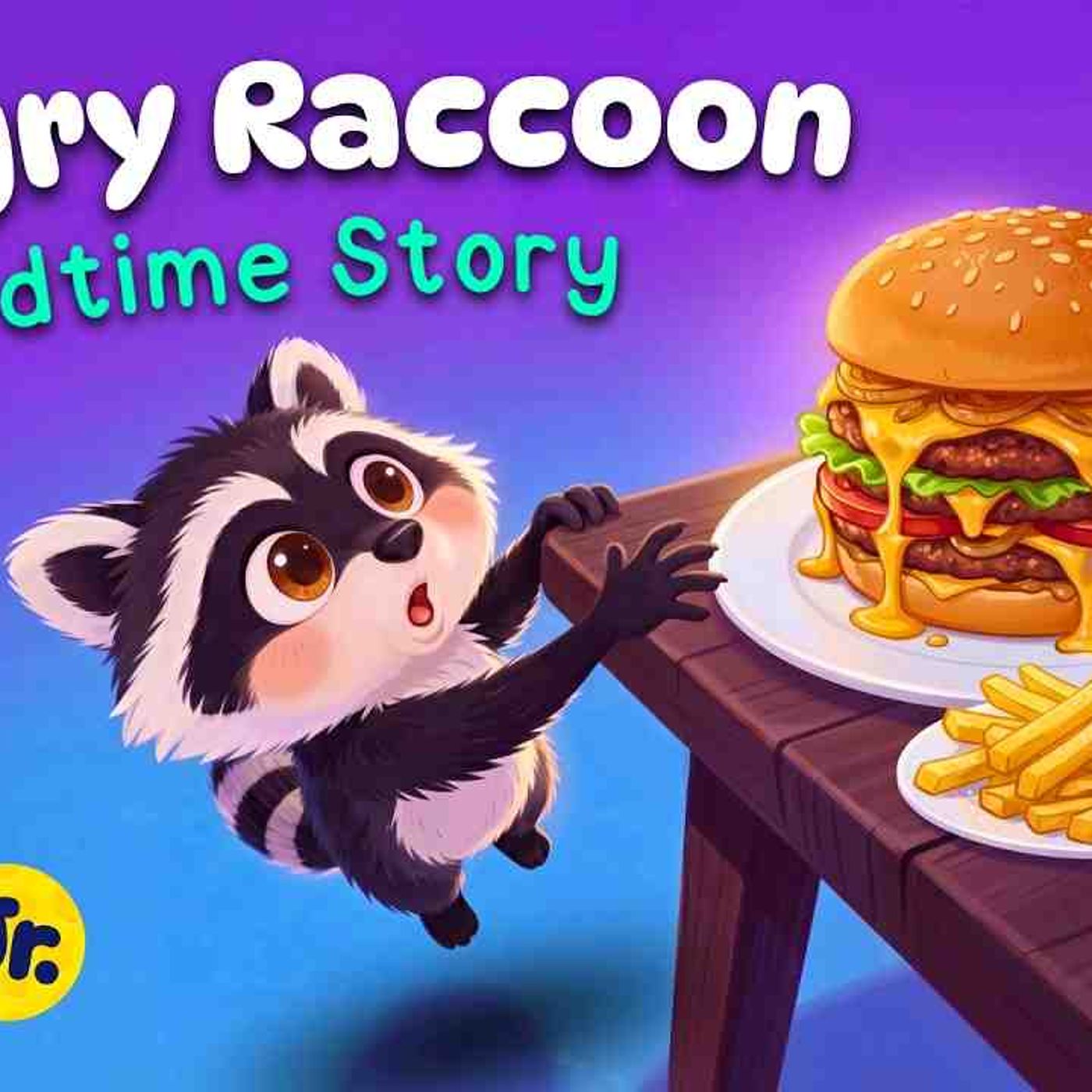 Munchy The Hungry Raccoon 🍔 Cozy Bedtime Story for Toddlers 💤 🌙 episode artwork