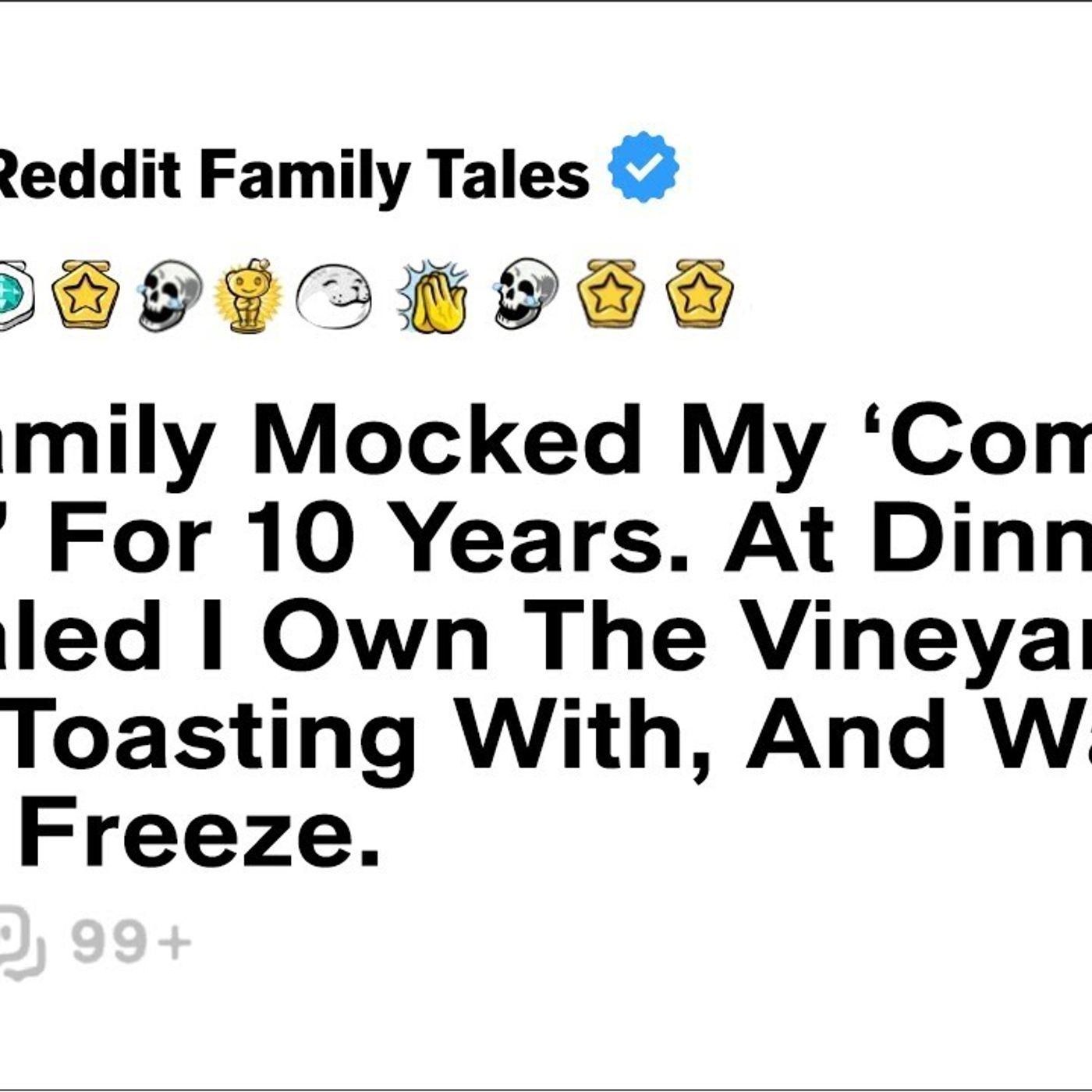 My Family Mocked My ‘Computer Thing’ For 10 Years. At Dinner, I Revealed... - Reddit Family Tales episode artwork