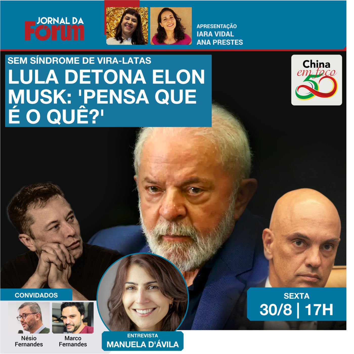 Lula defende suspensão do X pelo STF | 30.08.24 episode artwork