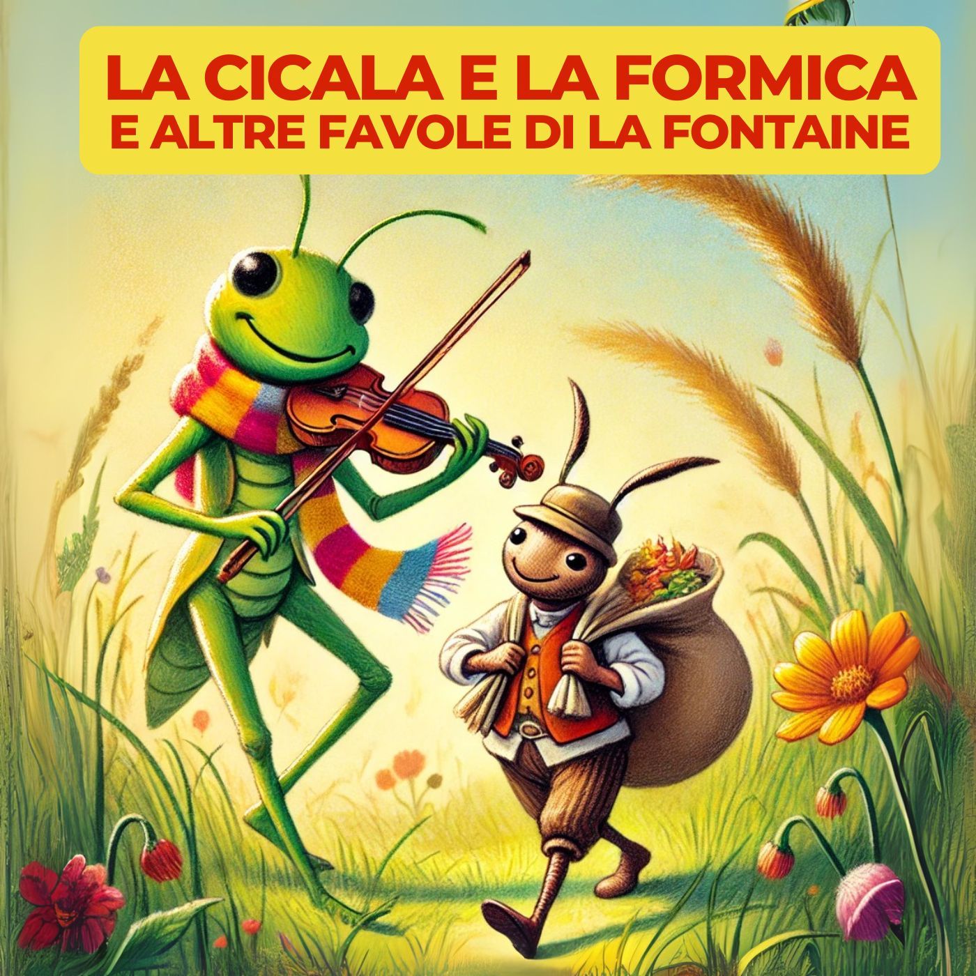 la cicala e la formica testo originale