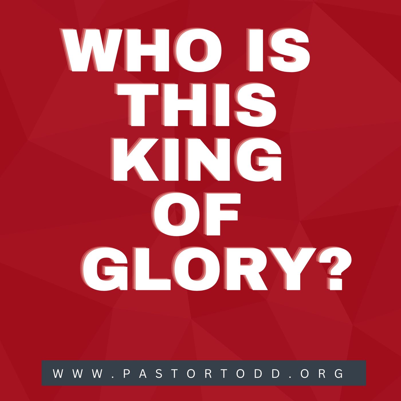Sunday Service: ”WHO IS THIS KING OF GLORY?” episode artwork