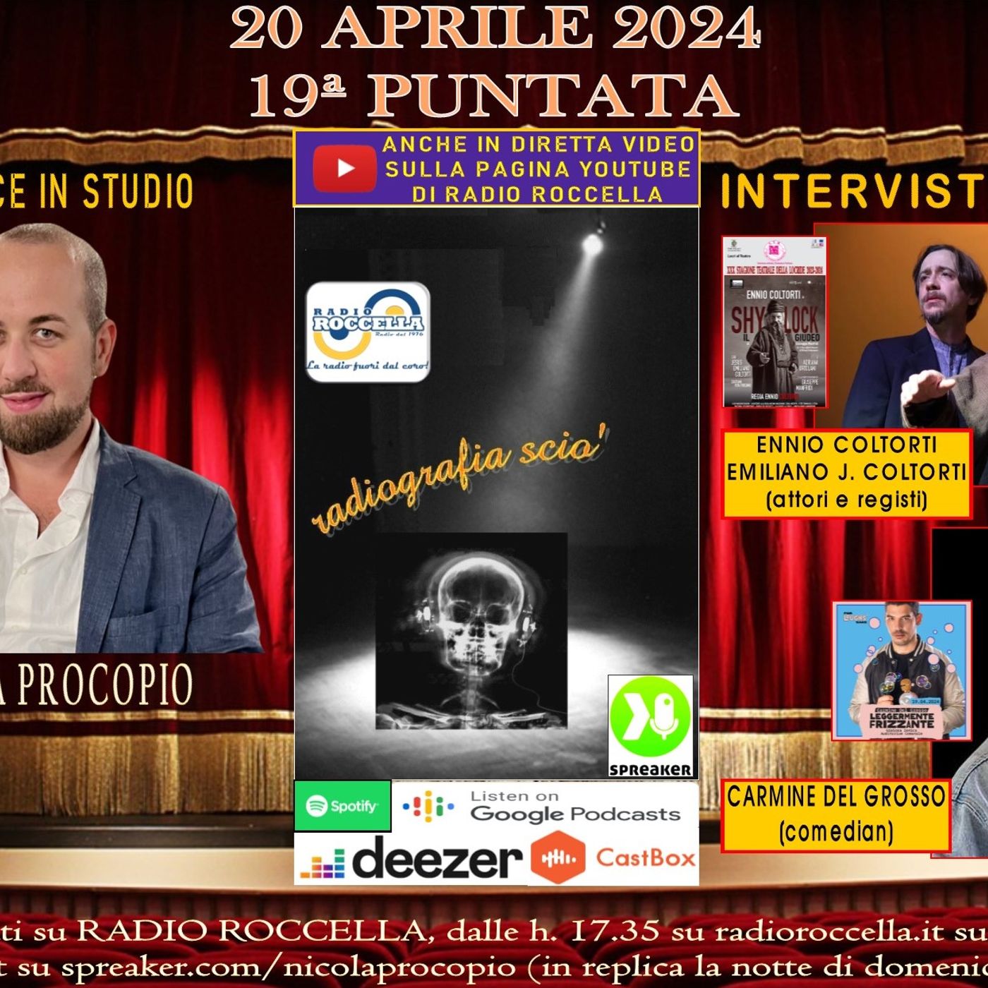 Radiografia Scio' - N.19 del 20-04-2024 episode artwork