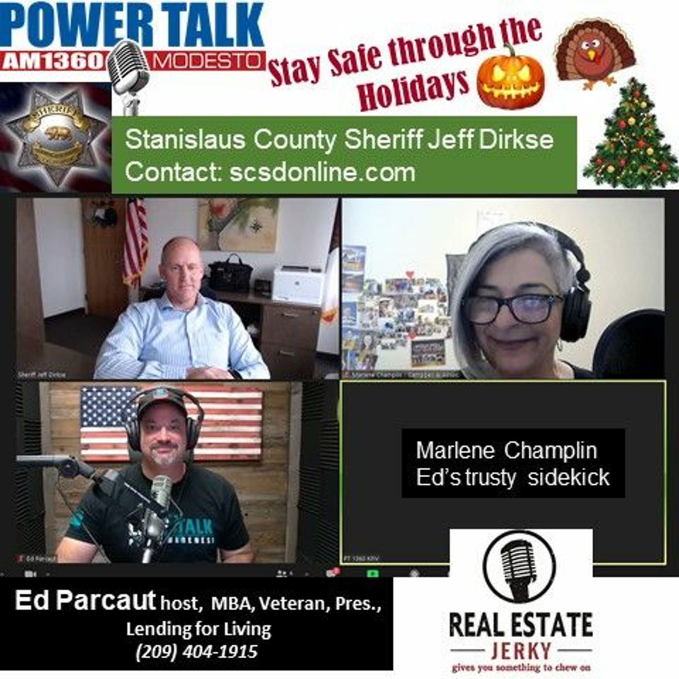 Safe In Stanislaus County -Sheriff Jeff Dirkse - Ed - Marlene - 10 - 30 - 31 - 2021 episode artwork
