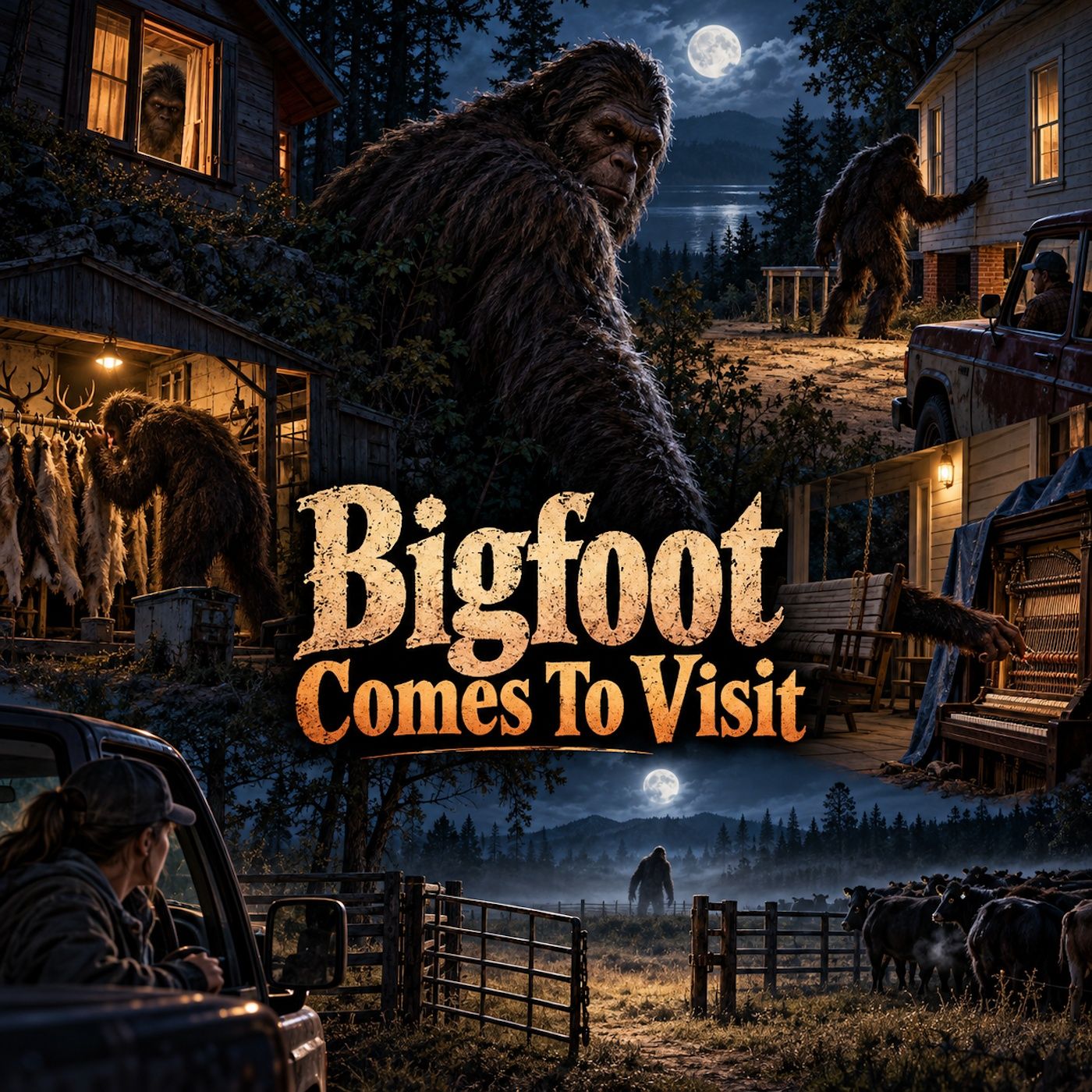 Bigfoot Comes To Visit
