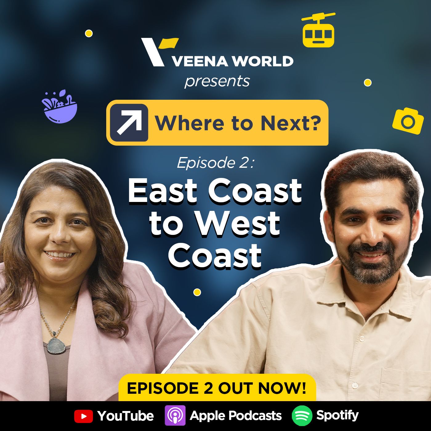 Ep 02 East Coast and the West Coast of India | Where to Next? Podcast | Veena World