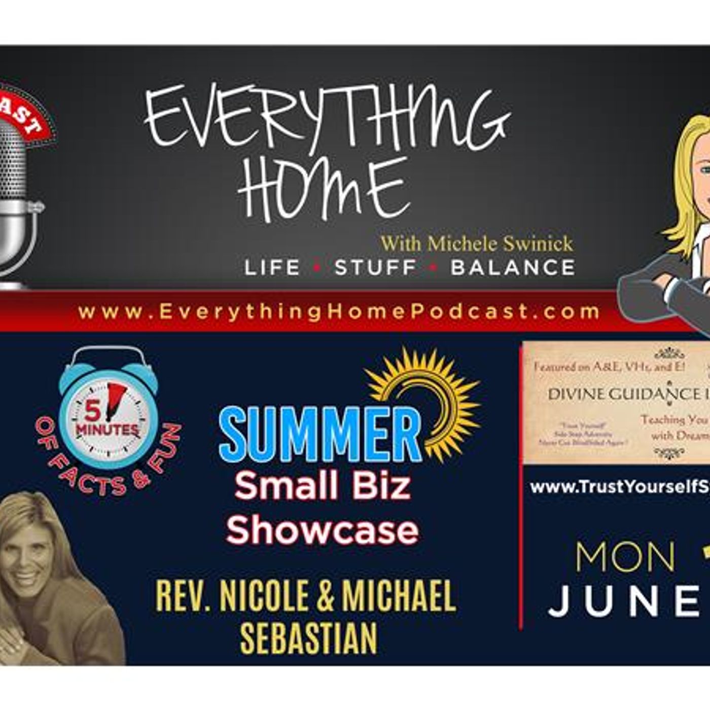 JUN 18: DIVINE GUIDANCE INSTITUTE - Rev. Nicole & Michael Sebastian – DREAMS episode artwork