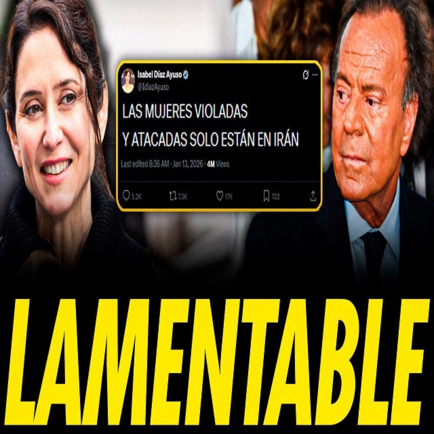 LA INDIGNANTE DEFENSA DE AYUSO A JULIO IGLESIAS episode artwork