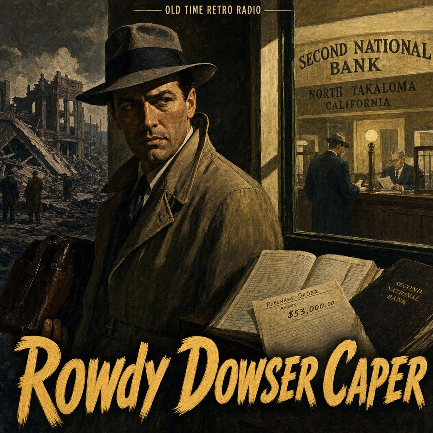 The Adventures of Sam Spade Detective - "Rowdy Dowser Caper" (Old Time Radio, 1951) episode artwork