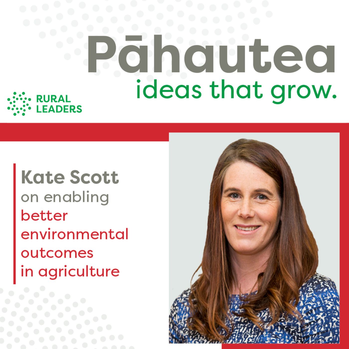 Kate Scott: Enabling better environmental outcomes in agriculture episode artwork