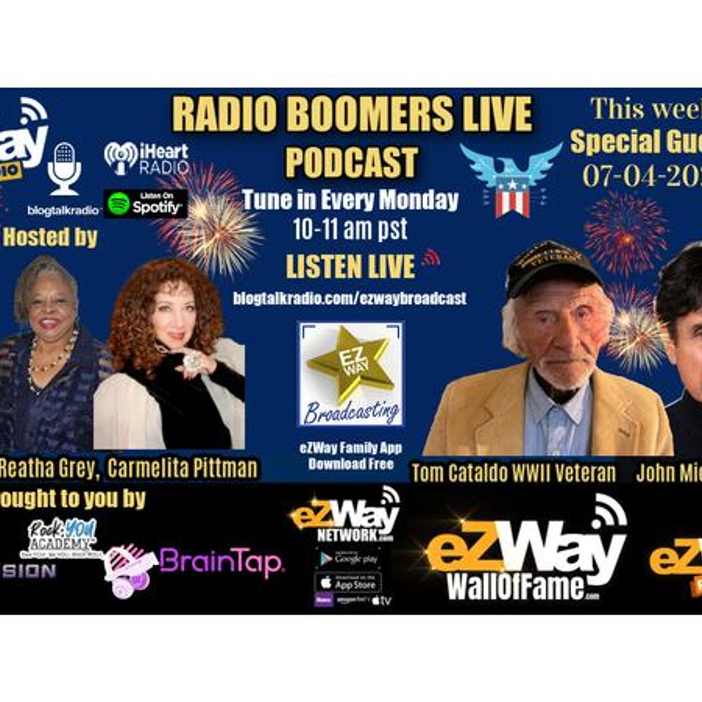 Special 4TH July RBL Show Feat. WWII Vet Tom Cataldo and John Michael Ferrari episode artwork