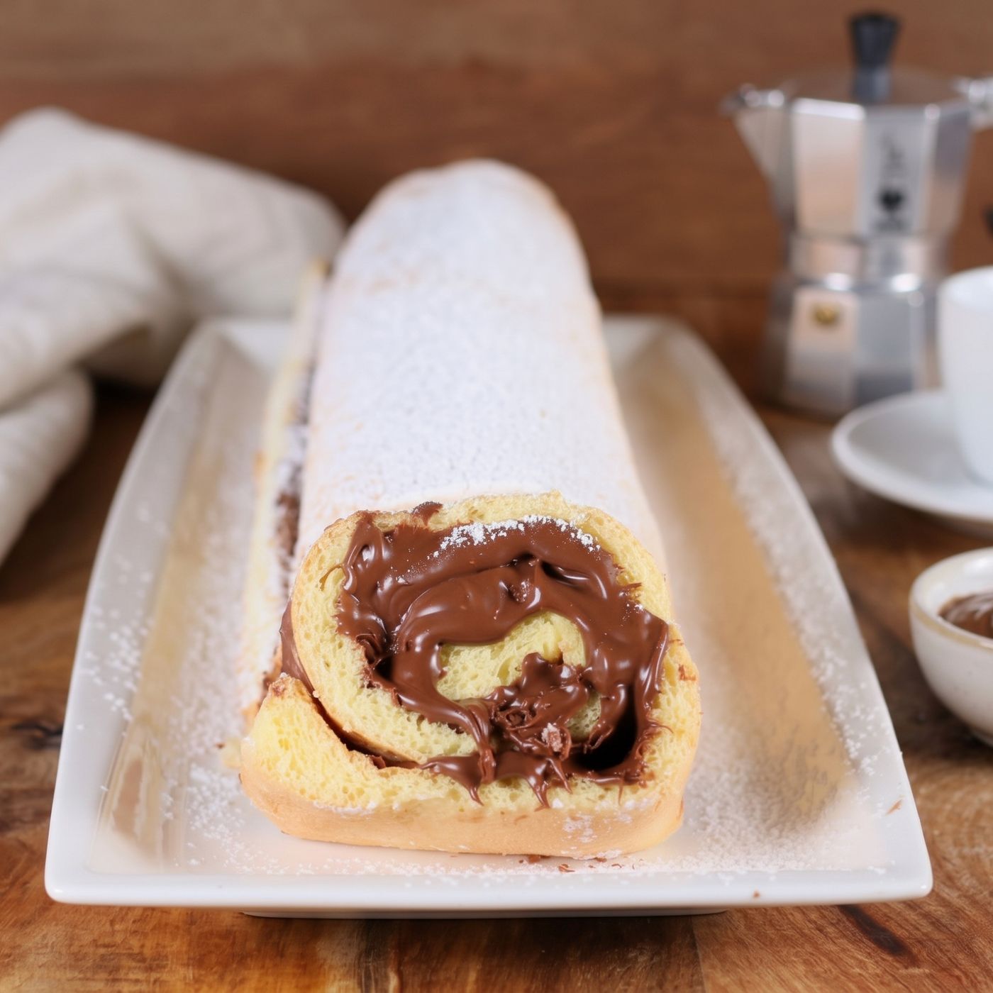Rotolo alla Nutella soffice e facile da arrotolare: la pasta biscotto che non si rompe episode artwork