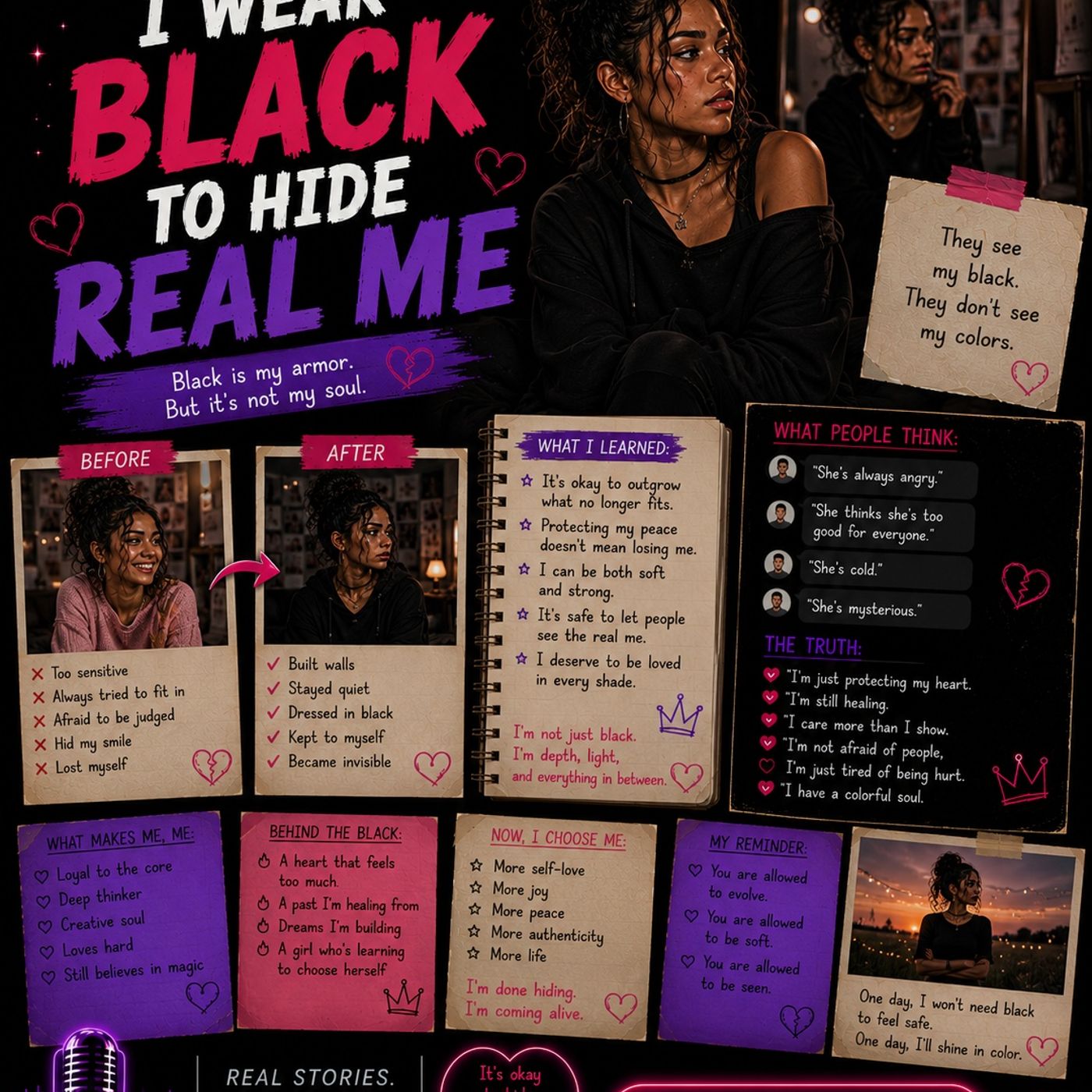 I Wear Black To Hide Real Me|Like and subscribe 💕 episode artwork