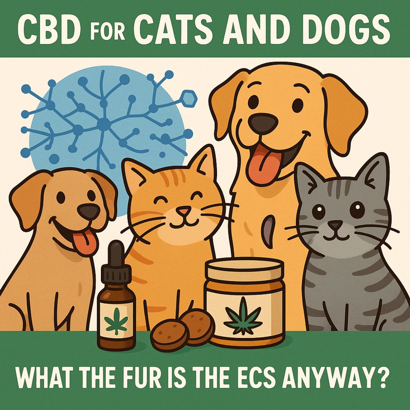 CBD For Cats And Dogs: What the Fur Is The ECS Anyway?