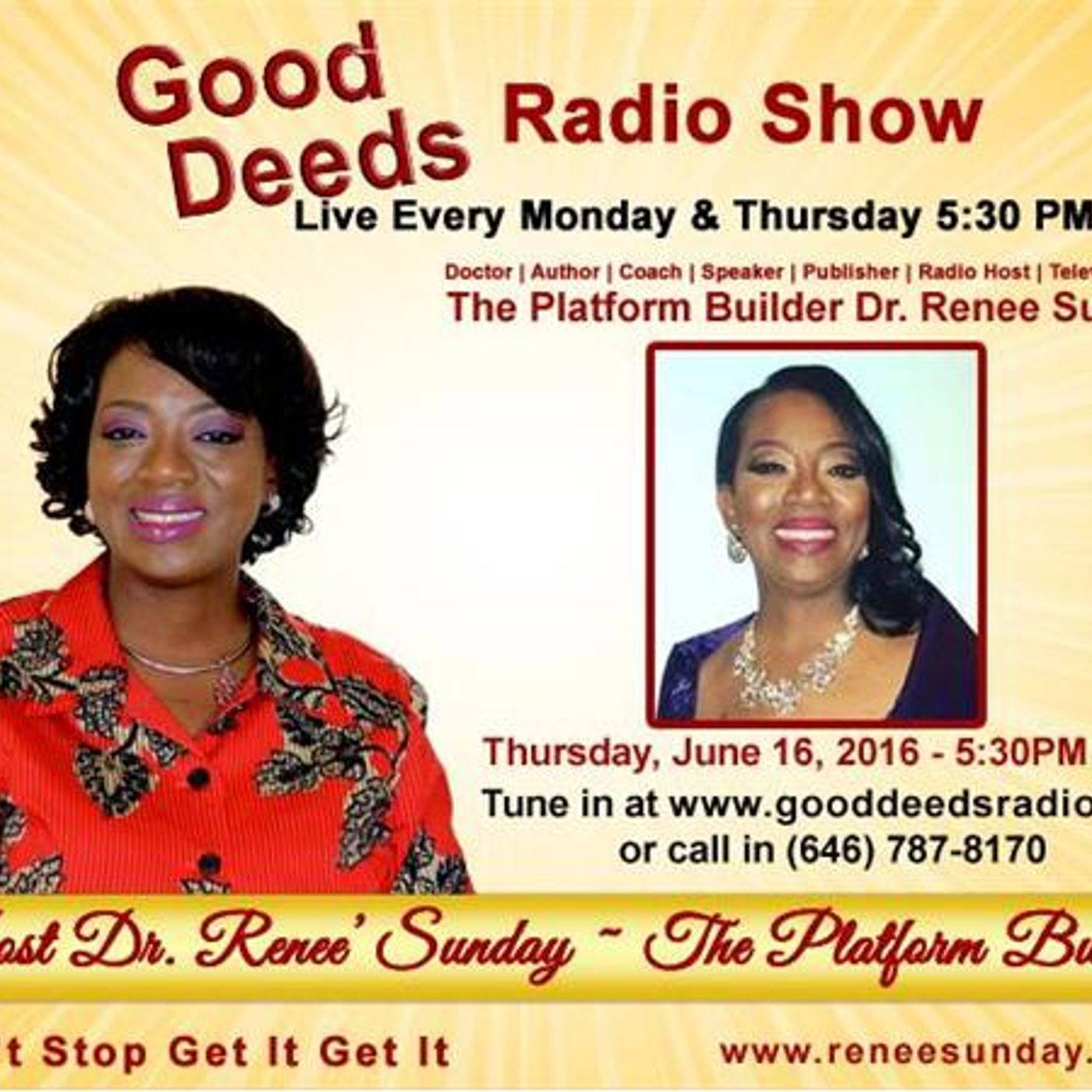 Building Tips: The Platform Builder shares on Good Deeds Radio Show episode artwork