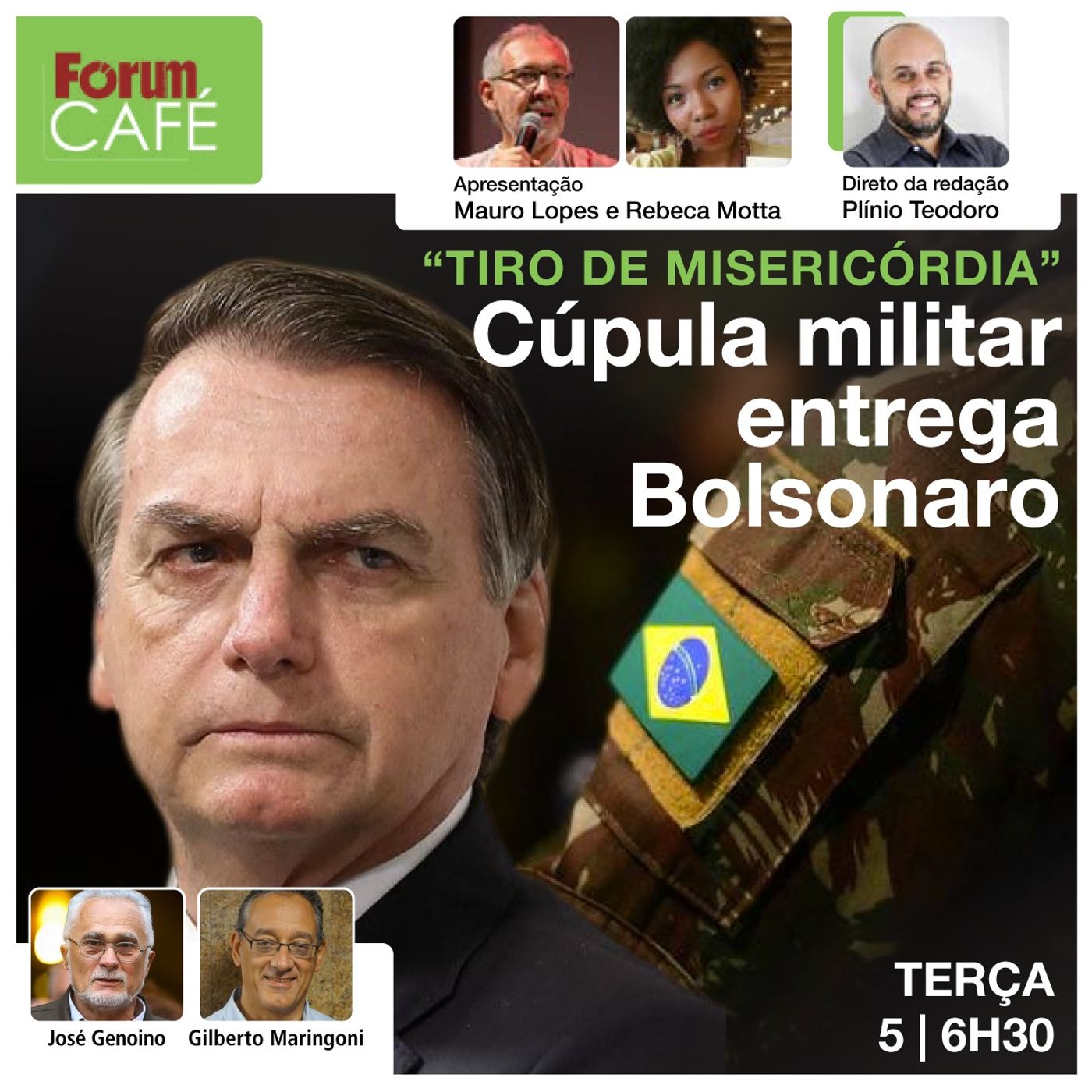 “Tiro de misericórdia”: cúpula militar entrega Bolsonaro | PF encerra inquéritos em junho | Café