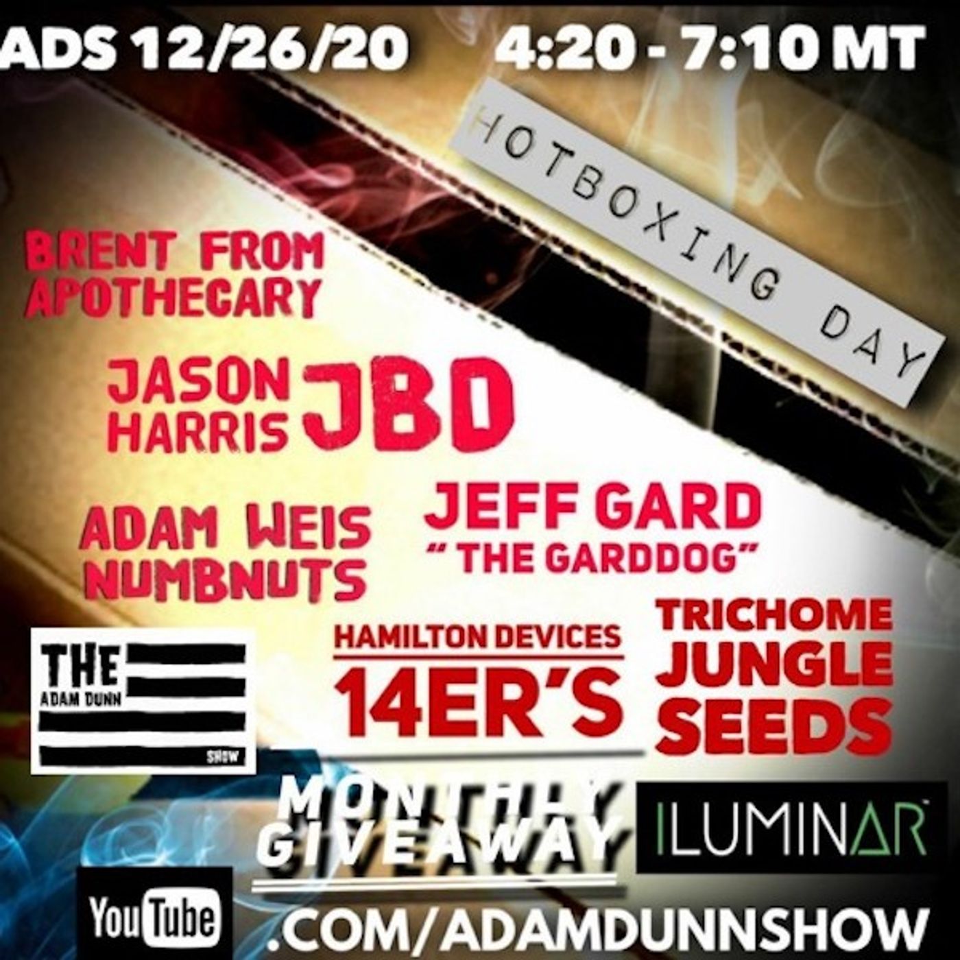The Adam Dunn Show | Hotboxing Day episode artwork