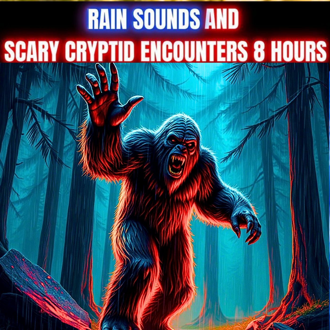 Scary Cryptid Encounter Horror Stories In The Rain 8 HOURS To Help You Fall Asleep