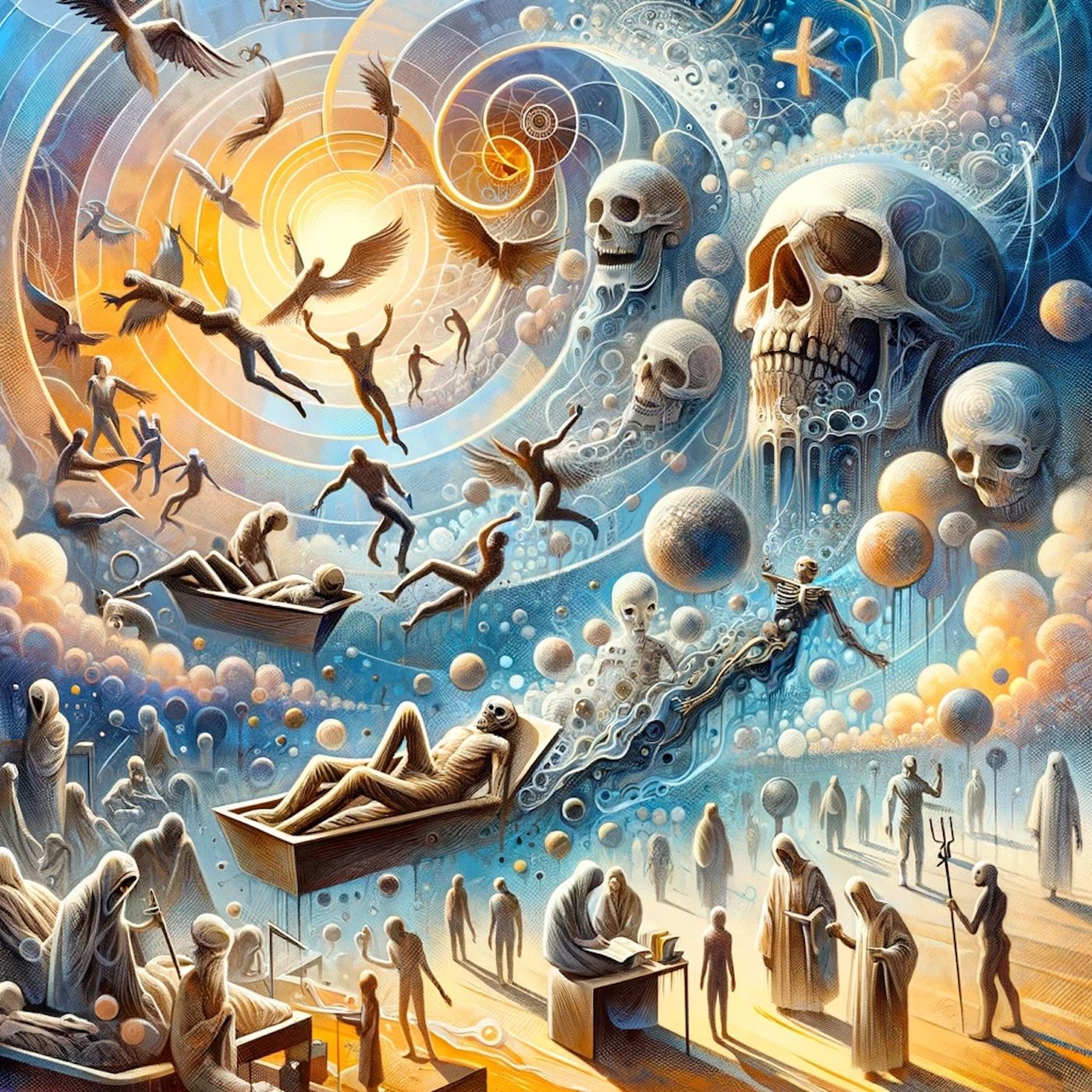 "Death is not an event in life- we do not live to experience death." episode artwork