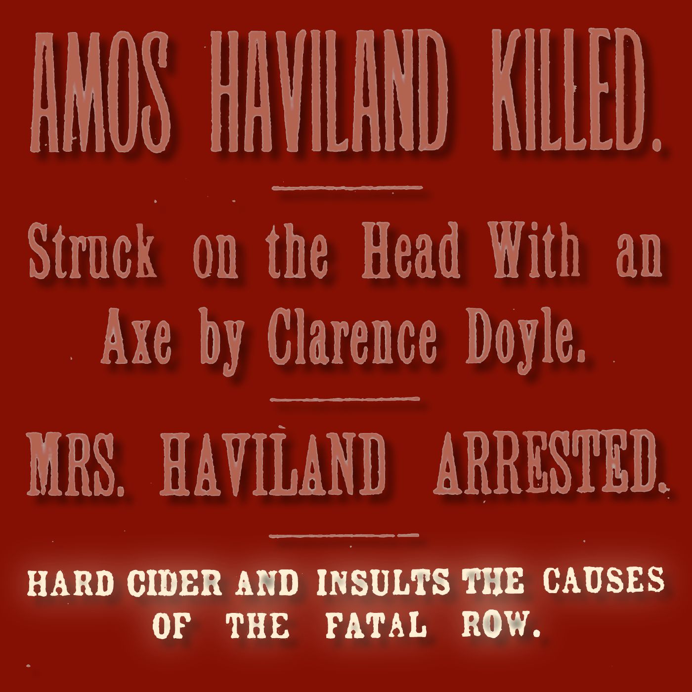 Hard Cider And Insults