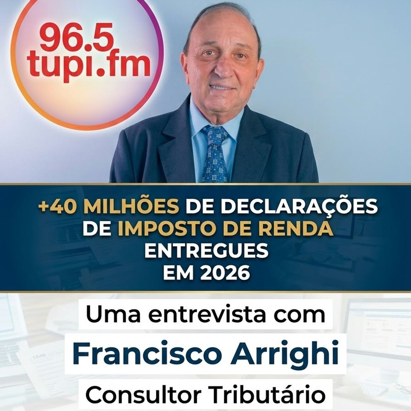 RÁDIO TUPI: MAIS DE 40 MILHÕES DE DECLARAÇÕES DE IMPOSTO DE RENDA FORAM ENTREGUES EM 2026 episode artwork