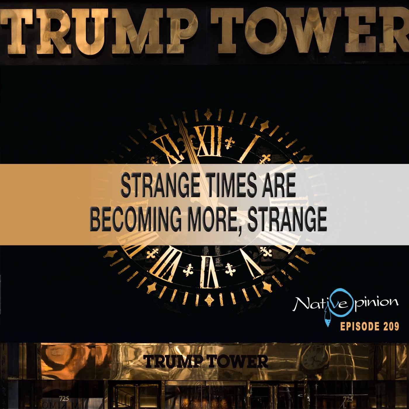 Episode 209 "Strange Times Are Becoming More Strange" - podcast episode cover