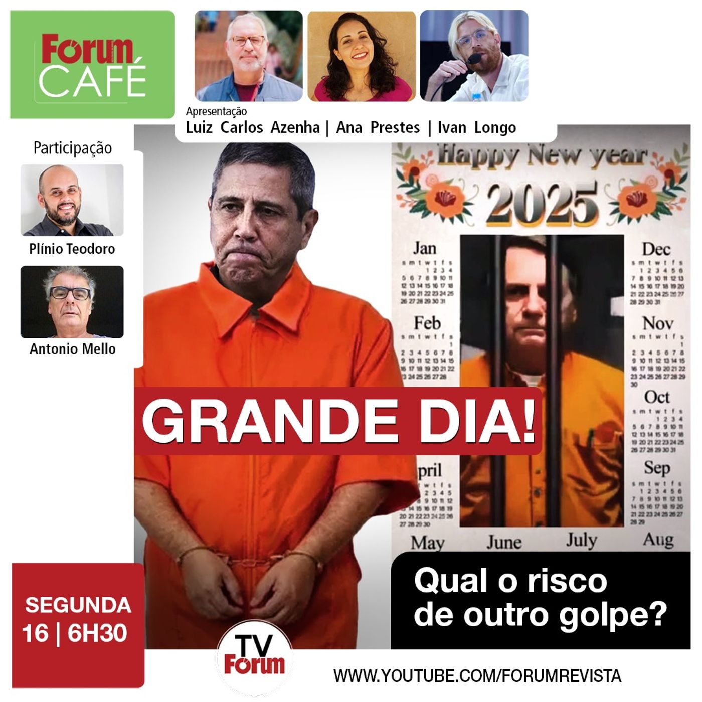 GRANDE DIA! | Qual o risco de outro golpe? | Fórum Café | 16.12.24