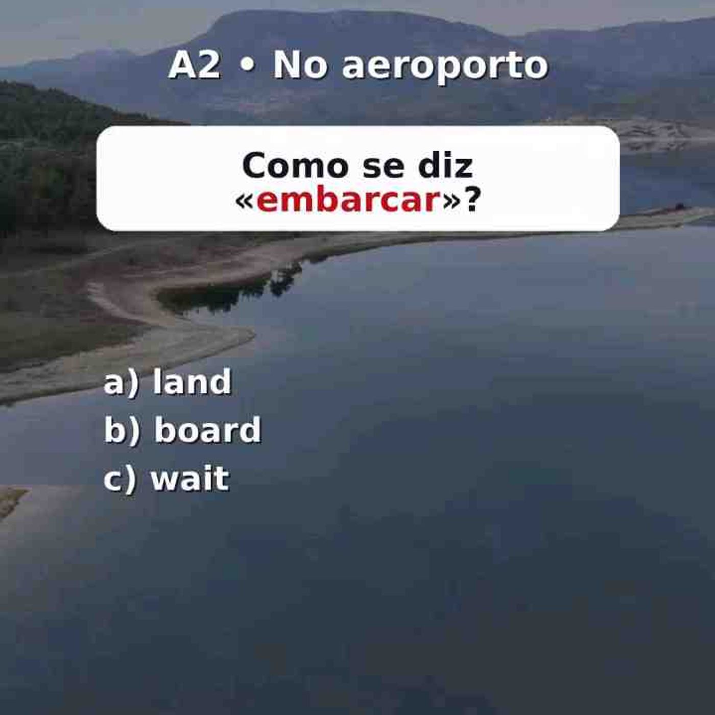 Vocabulário prático de viagem para situações reais no aeroporto. Nível A2_ formato rápido para treinar English no dia a dia. episode artwork