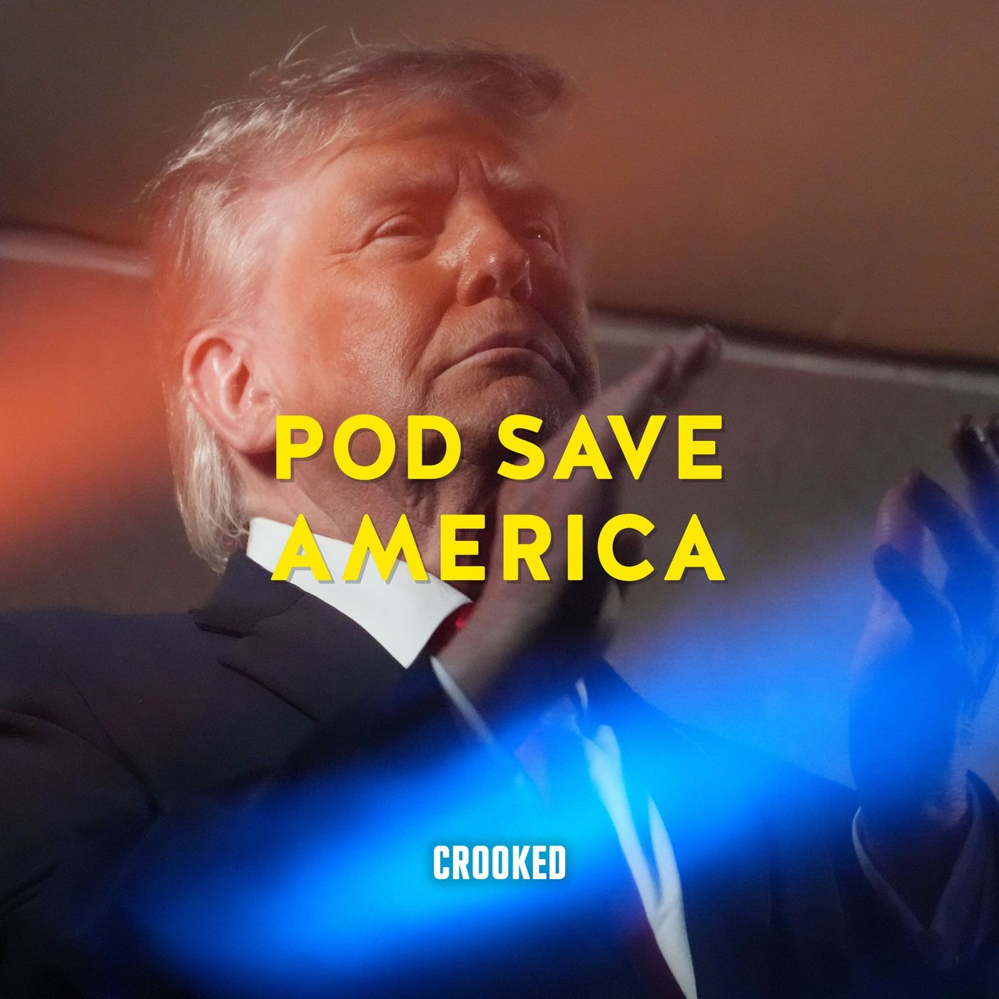 TRUMP CURSES KNICKS — Pod Save America cover