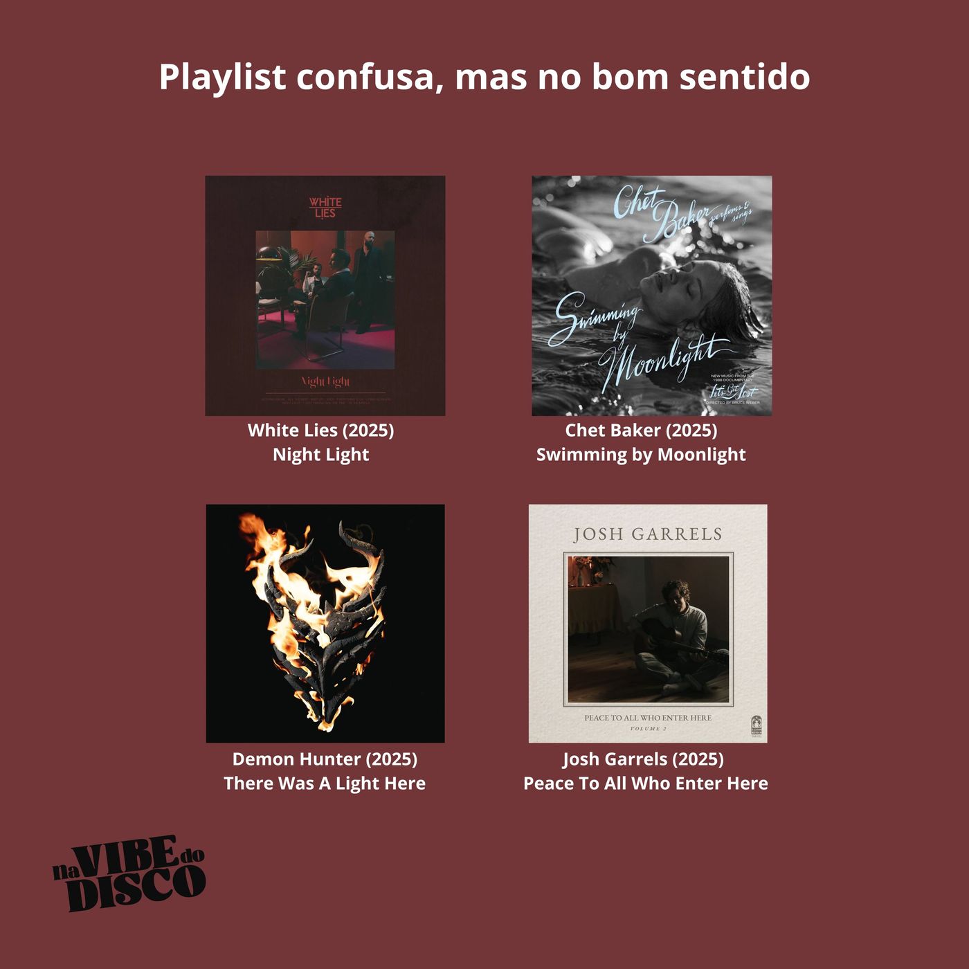 Playlist confusa, mas no bom sentido | Na Vibe do Disco #53 Playlist confusa, mas no bom sentido | Na Vibe do Disco #53