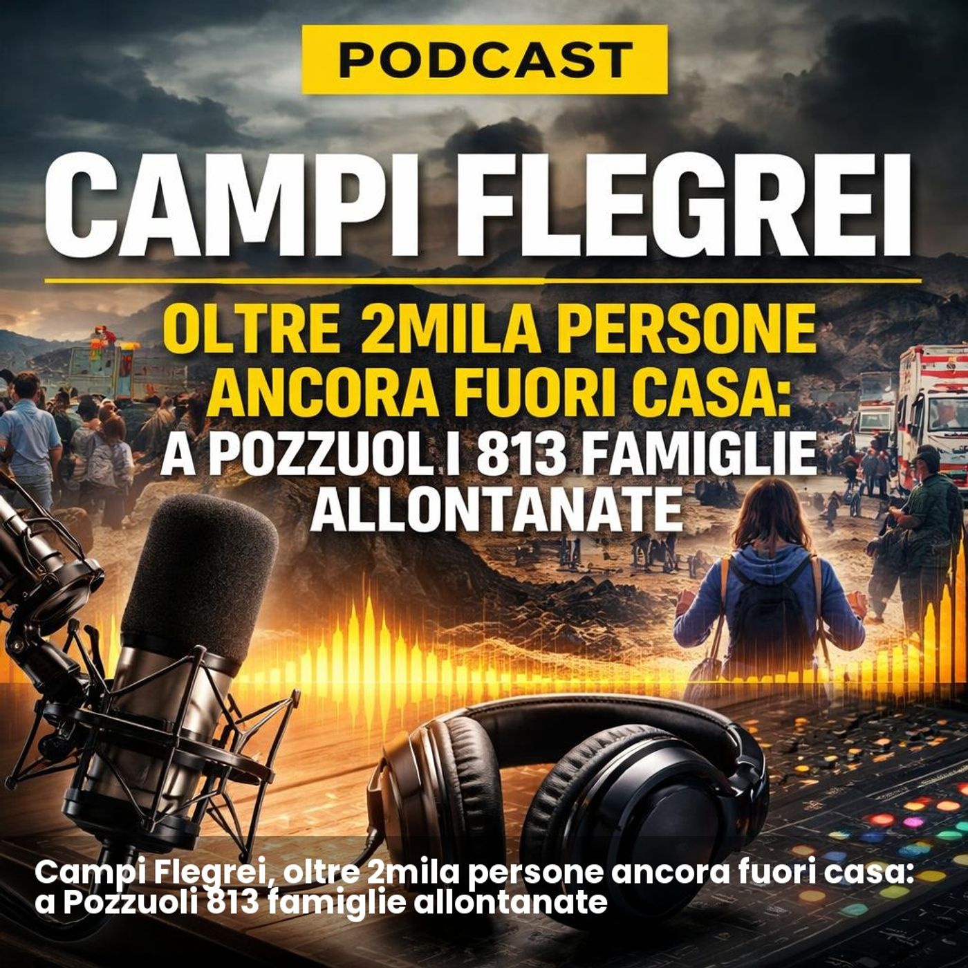 Campi Flegrei, oltre 2mila persone ancora fuori casa: a Pozzuoli 813 famiglie allontanate episode artwork