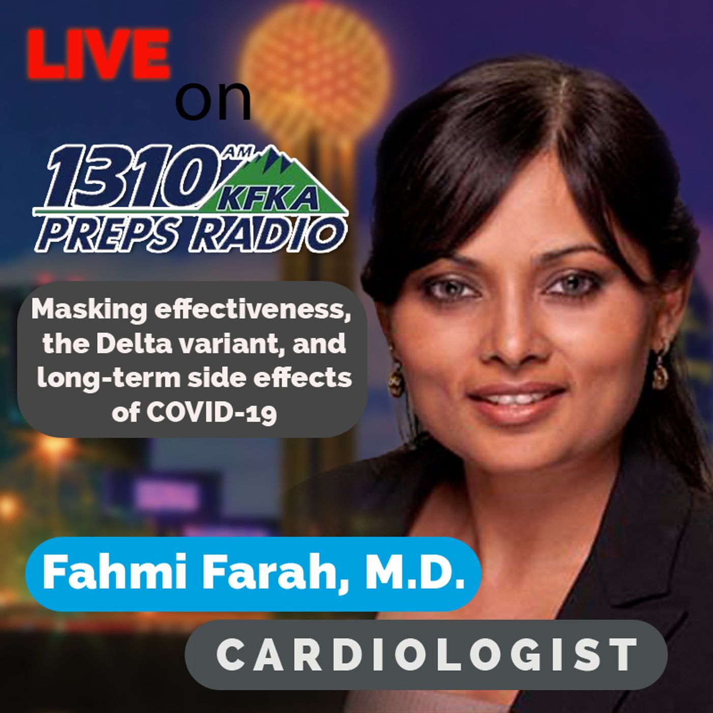 Masking effectiveness, Delta variant, and the long-term side effects of COVID-19 || Talk Radio KFKA Northern Colorado || 7/21/21 episode artwork