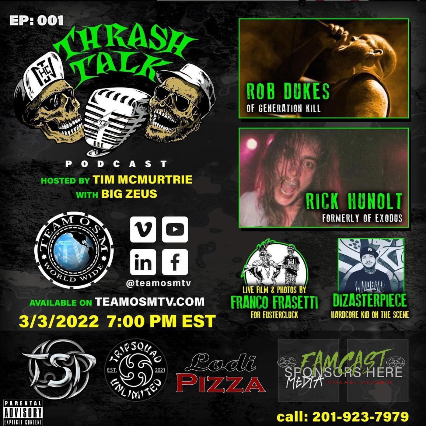 Ep. 01: Rob Dukes (Exodus, Generation Kill) Rick Hunolt (Exodus) episode artwork