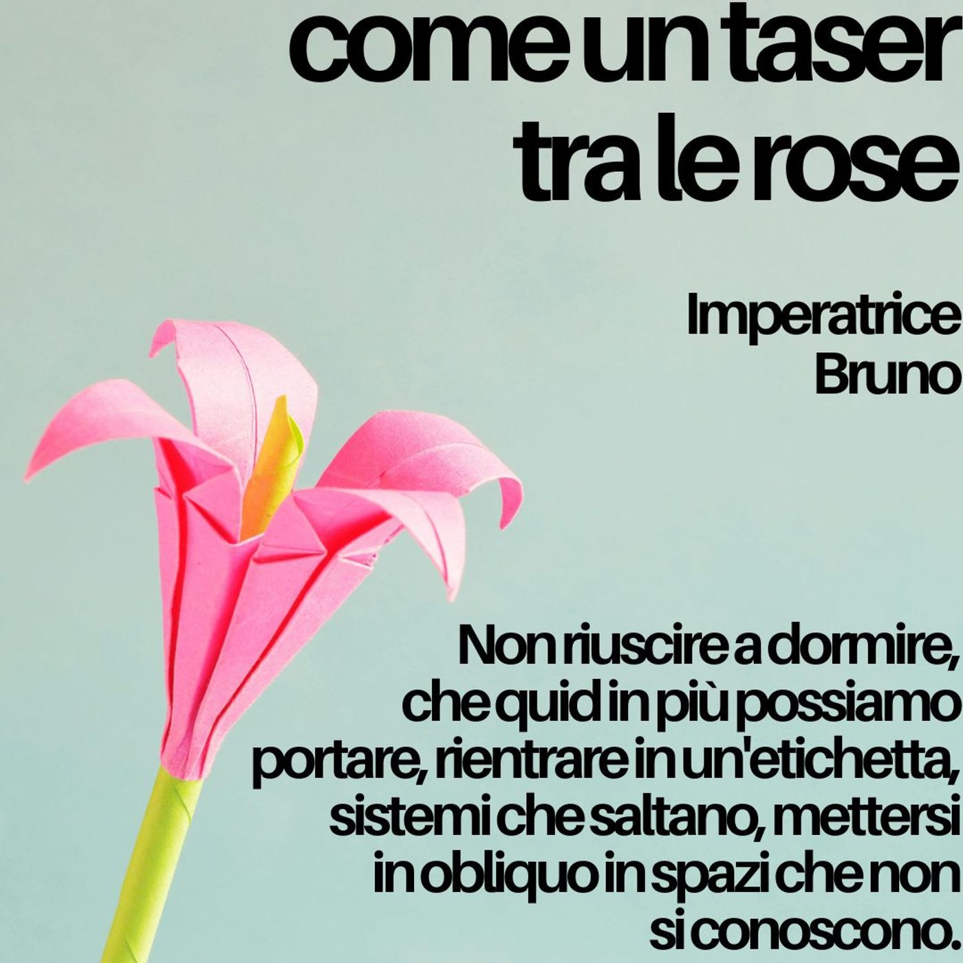 Come un taser tra le rose