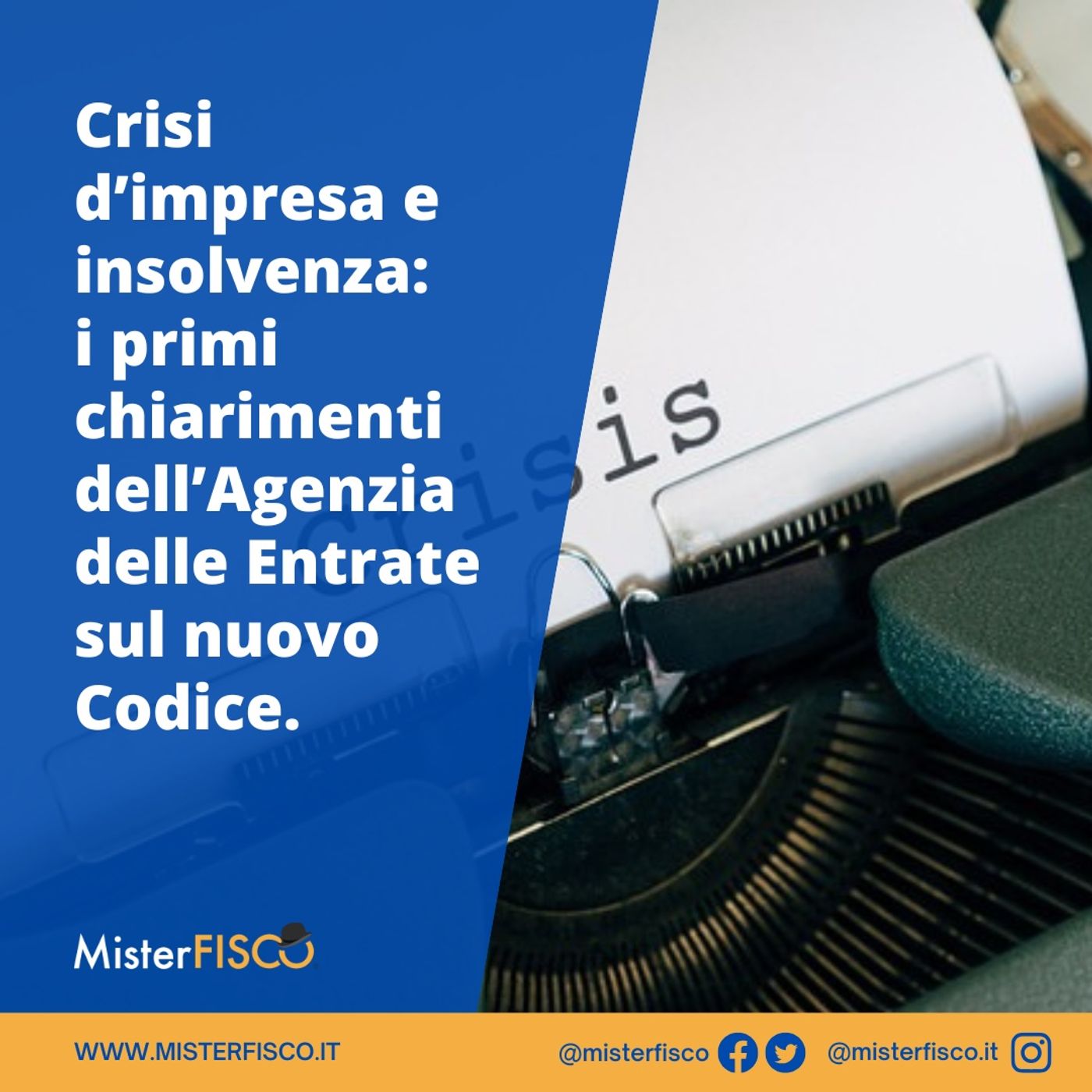 Crisi d’impresa e insolvenza: i primi chiarimenti dell’Agenzia delle Entrate sul nuovo Codice episode artwork