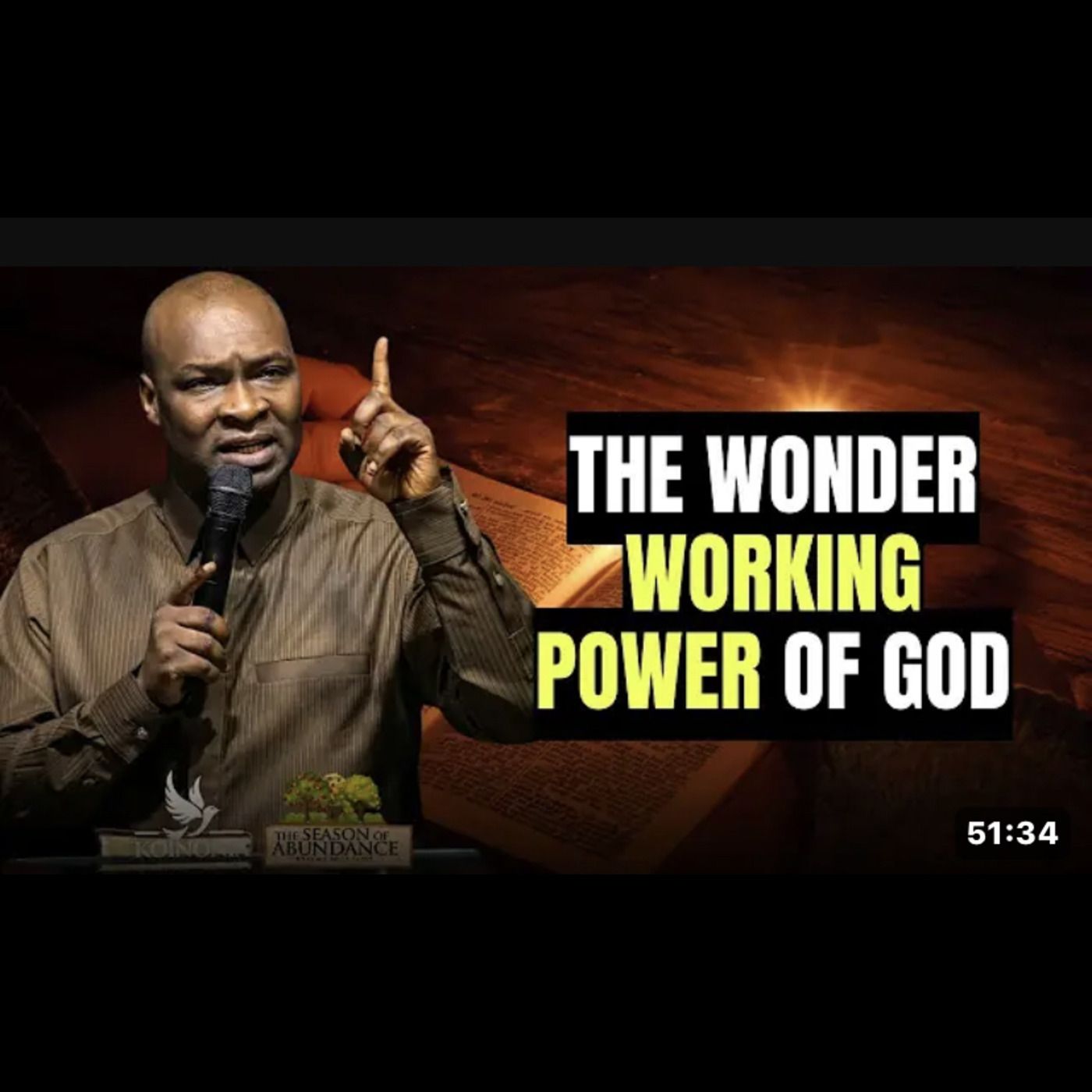 Godly Relationship Tv – THE WONDER WORKING POWER...