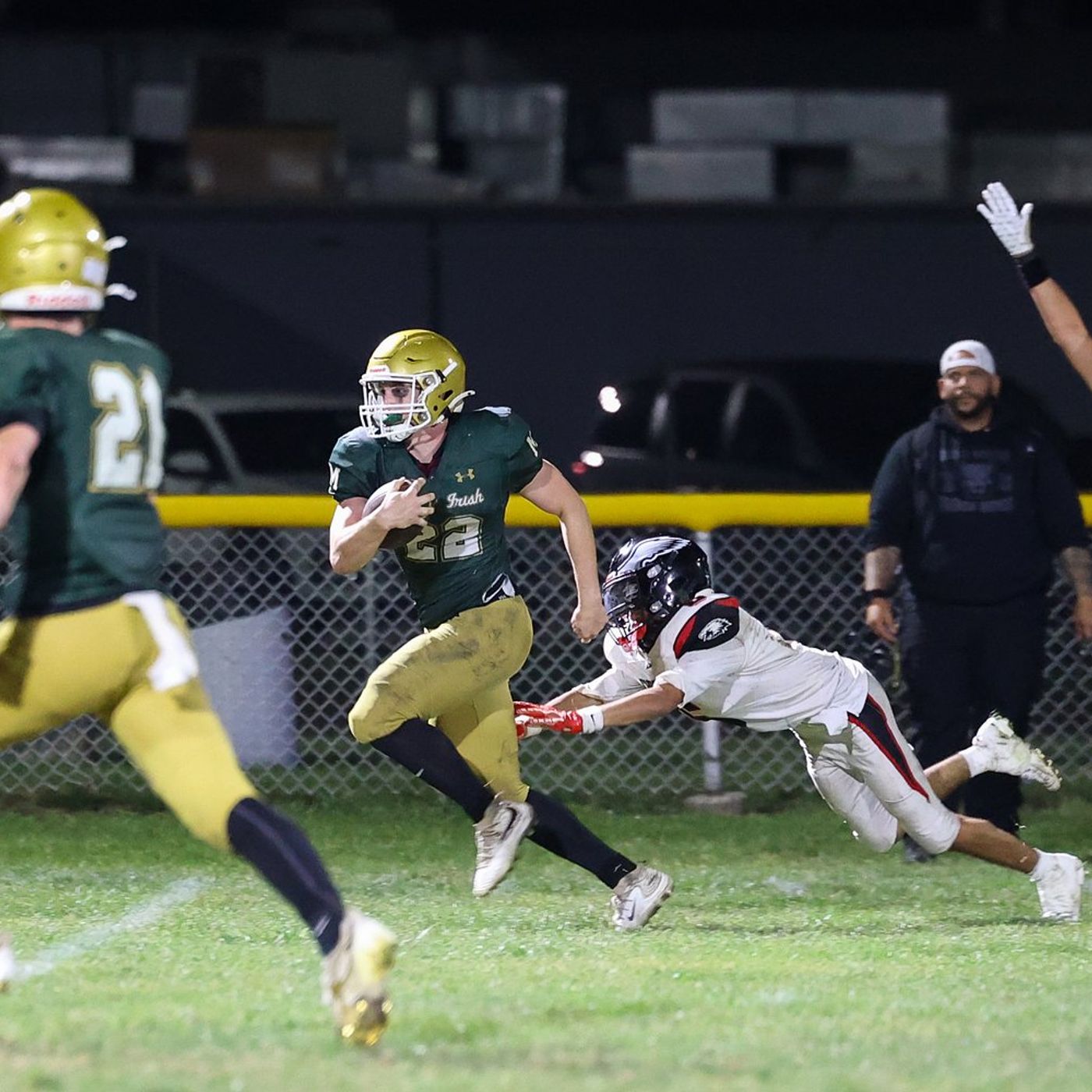 Bishop McNamara starts, finishes strong in 42-22 homecoming win over Aurora Christian episode artwork