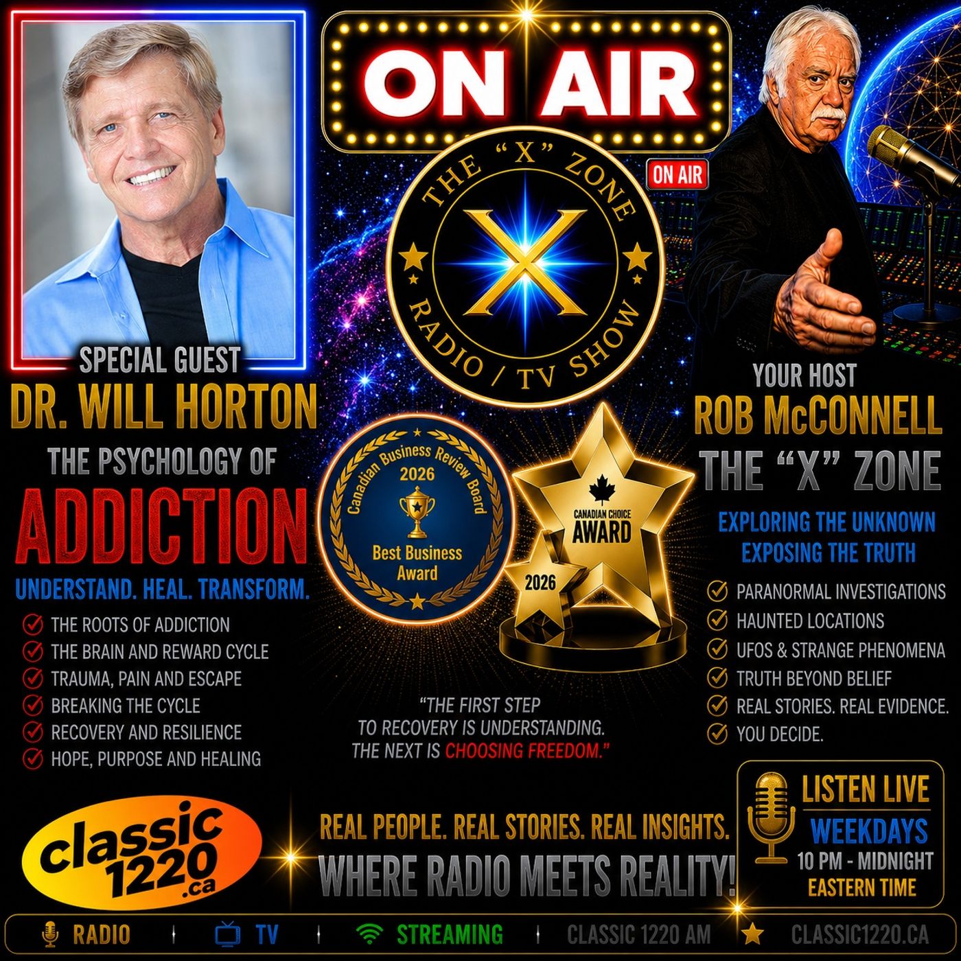 Rob McConnell Interviews - DR. WILL HORTON - The Psychology of Addiction episode artwork