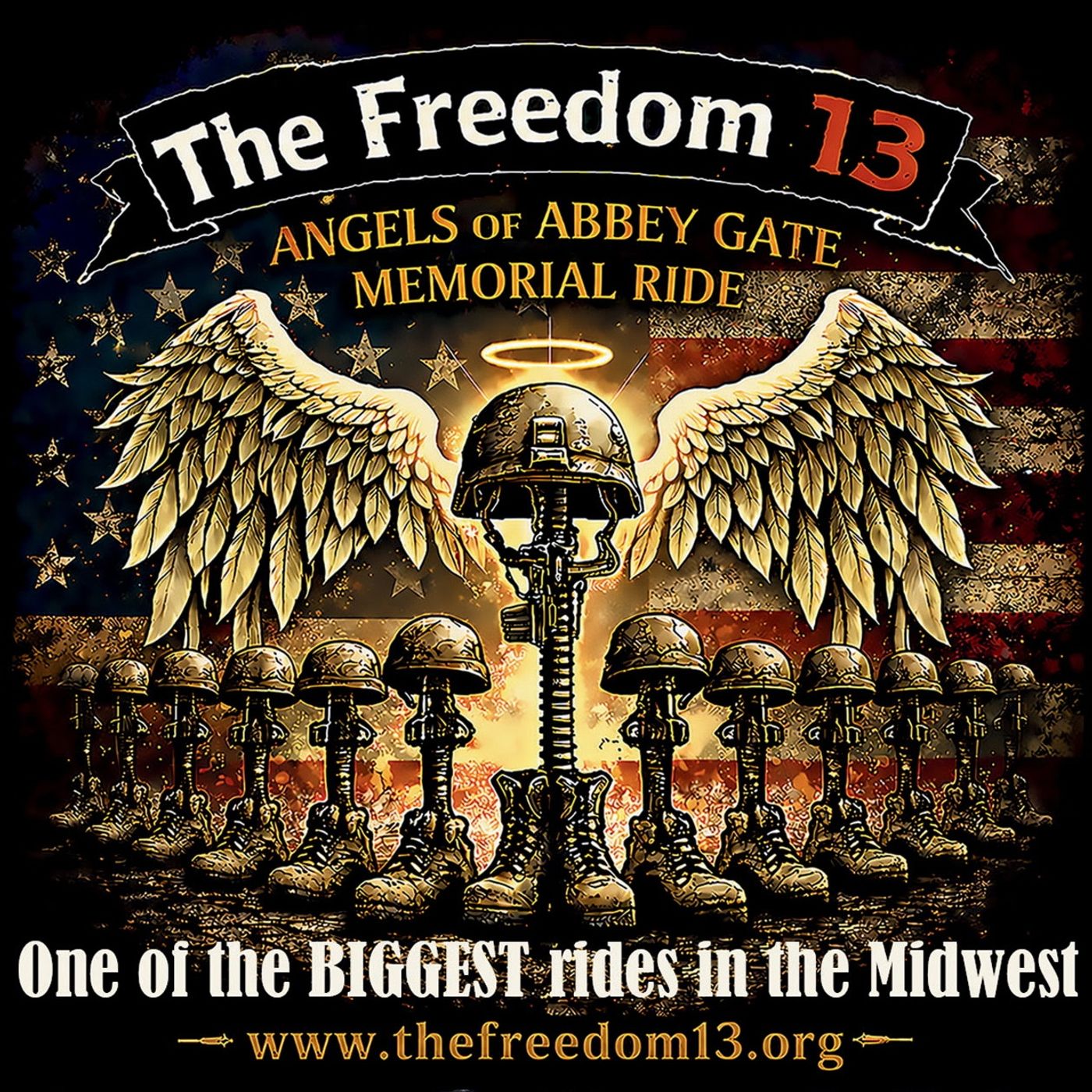 The Freedom 13 to hold Angels of Abbey Gate Memorial Ride episode artwork