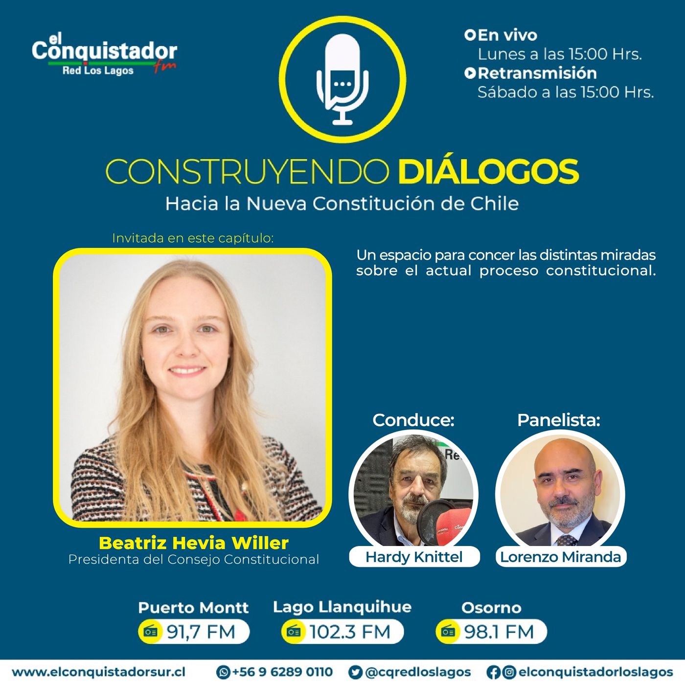 Capítulo 2. Beatriz Hevia, presidenta del Consejo Constitucional conversa en Construyendo Diálogos.