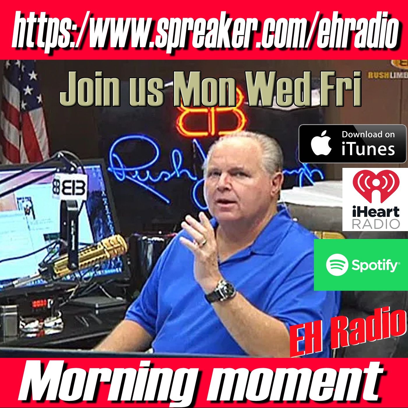 EHR 1163 Morning moment The King - Rush Limbaugh Feb 16 2024 episode artwork