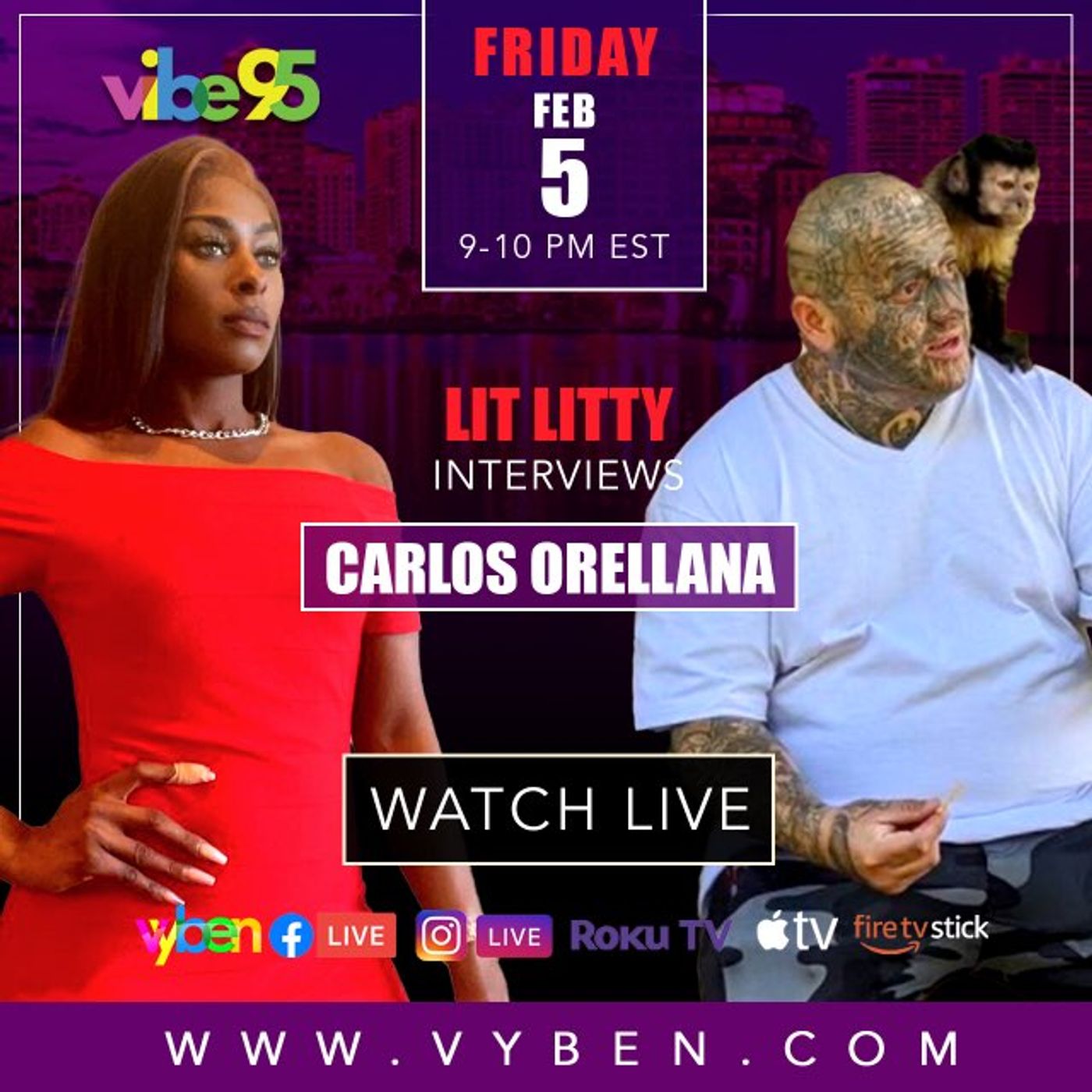 Vibe95 PRESENT: MR XKLUCIVE &  LE\'LITTY ON CELEBRITY FRIDAYS WITH SPECIAL GUEST EACH&EVERY FRIDAY