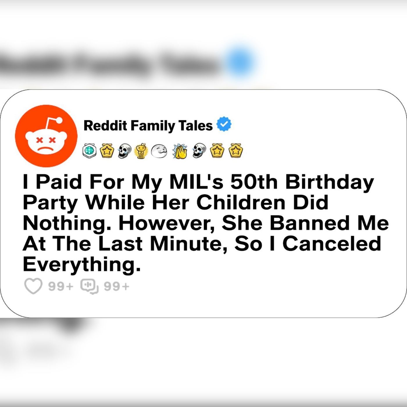 I Paid For My MILs 50th Birthday Party While Her Children Did Nothing. However.... Reddit Stories episode artwork