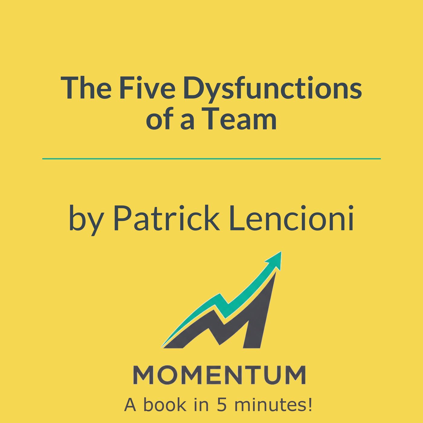 The five dysfunctions of a team: The surprising root of team failure (Patrick Lencioni)