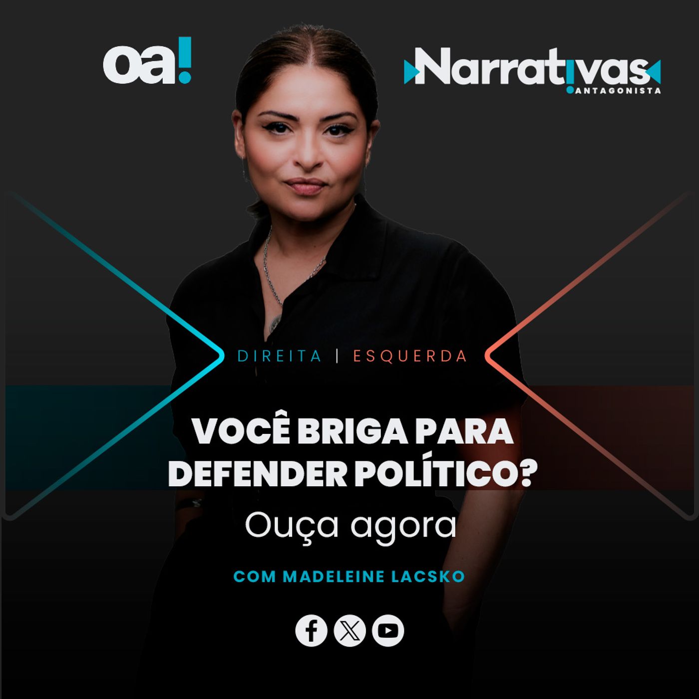 Você briga para defender político? | Narrativas #500 Madeleine Lacsko