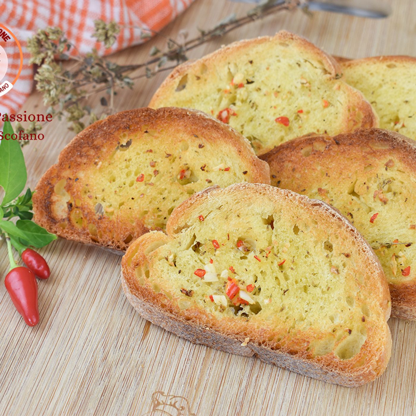 Crostini di pane aglio olio e peperoncino con tanto origano secco episode artwork