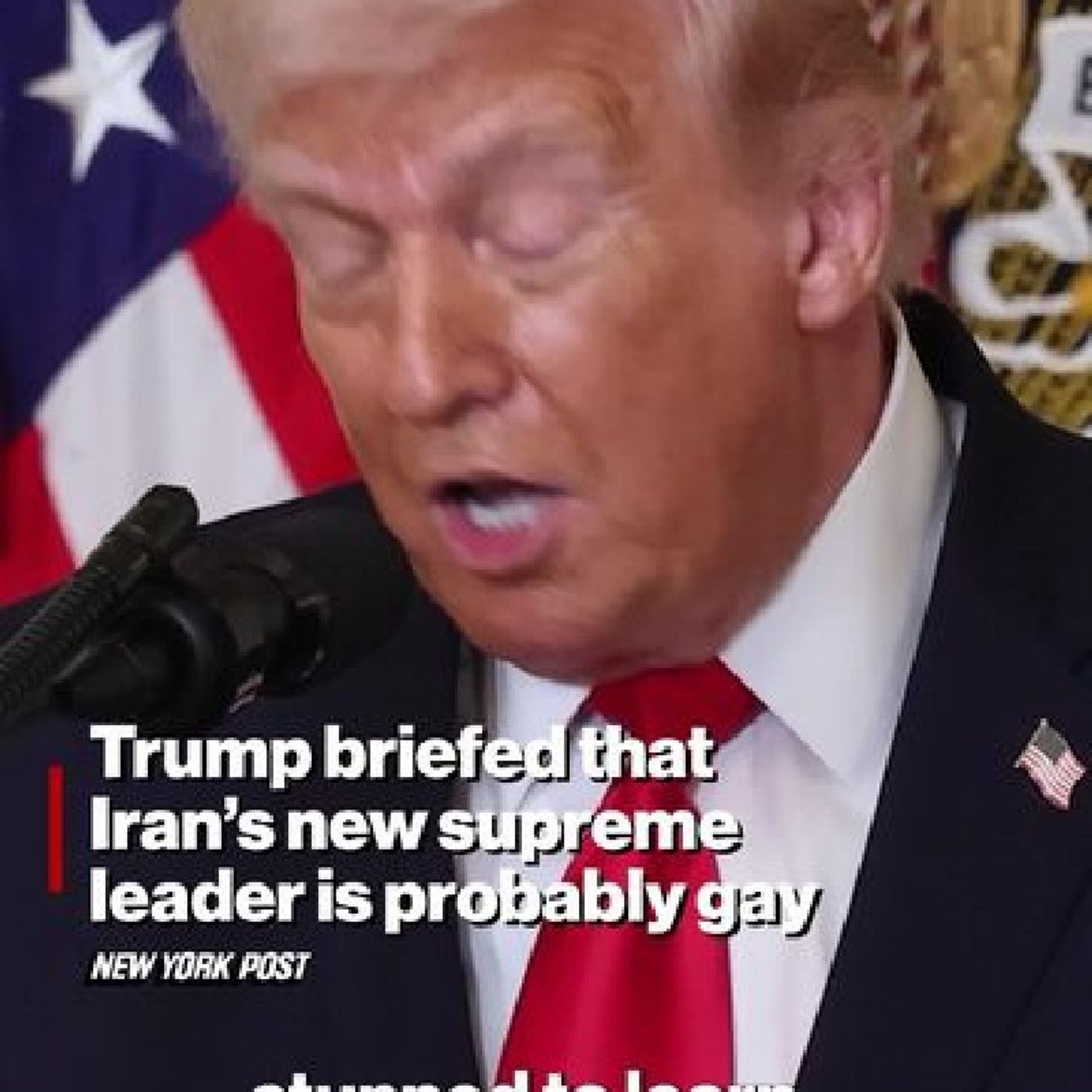 President Trump was stunned to learn that US intelligence indicates new Iranian Supreme Leader Mojtaba Khamenei may be gay — and that his fa episode artwork