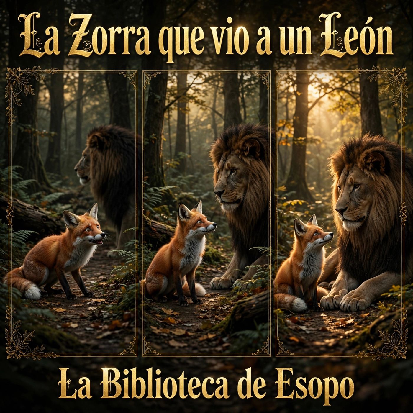 010 - La zorra que vio a un león Audiolibro - Esopo episode artwork