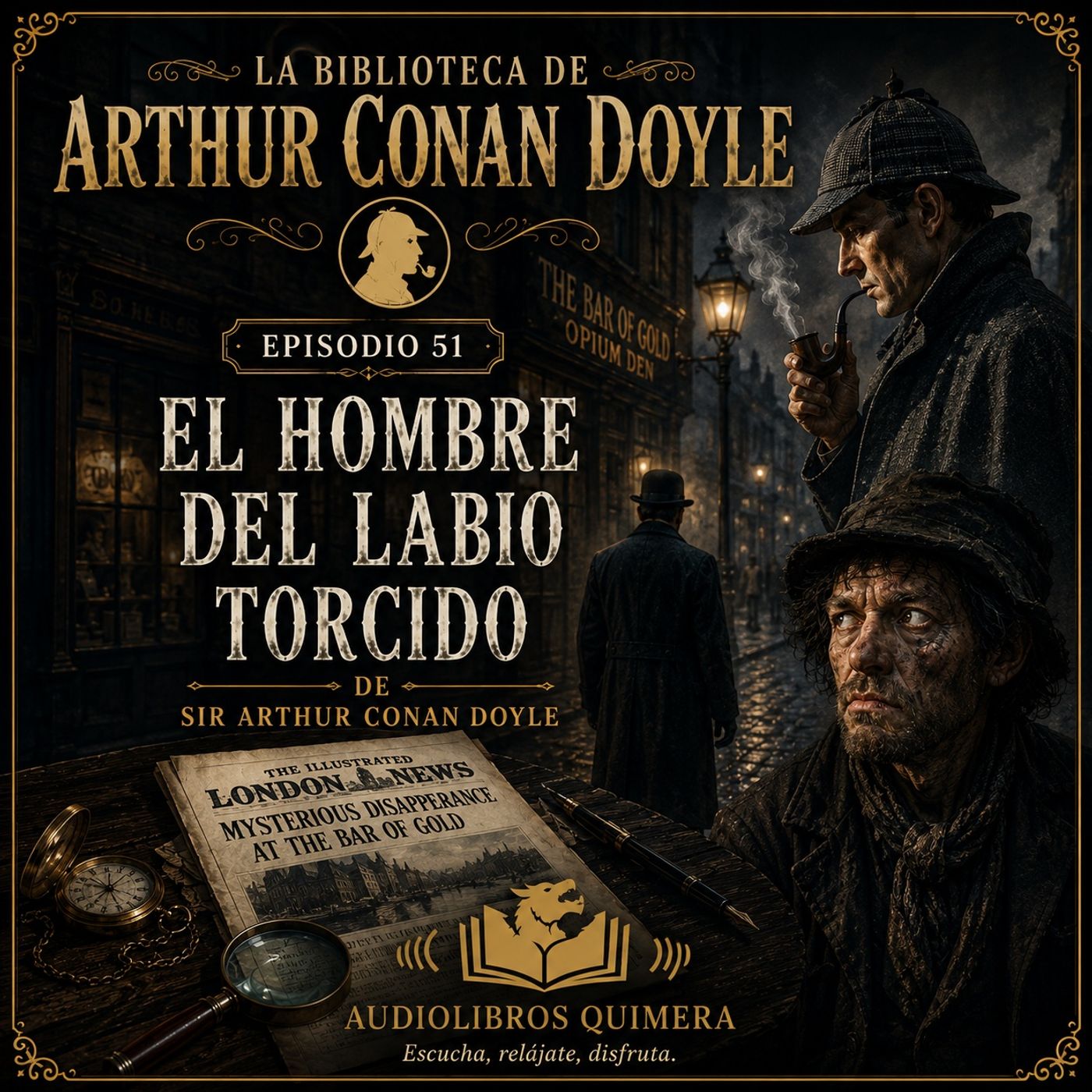 51 - El hombre del labio torcido - Arthur Conan Doyle episode artwork